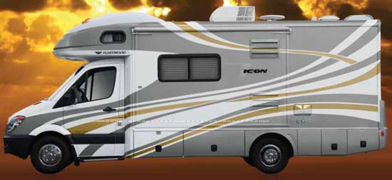 550x252 Fleetwood Icon Class C Motorhome Roaming Times