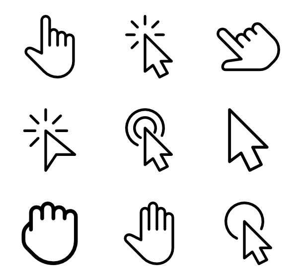 Mouse Icons 600x564 Mouse Icons