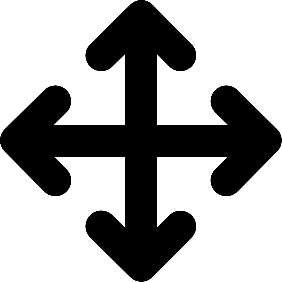 981x981 Four Grouped Arrows Button To Move Png Icon Free Download