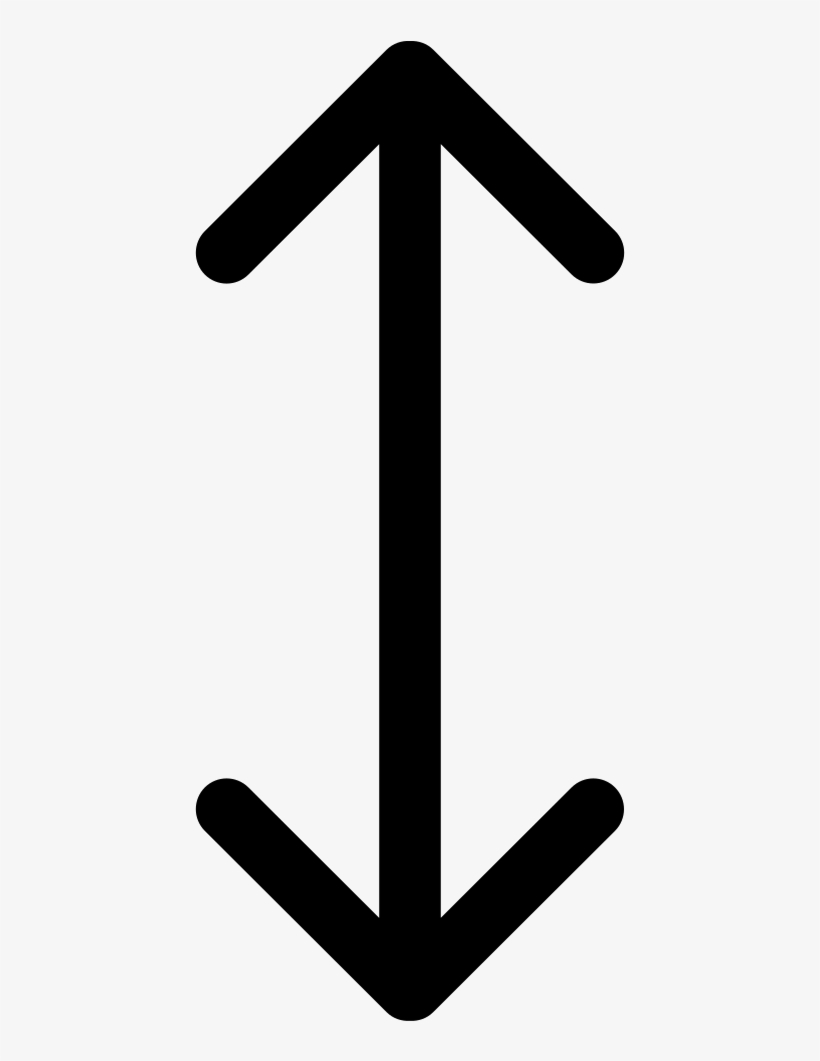 820x1061 Double Arrow Vertical Symbol