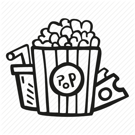 512x512 Cinema, Entertainment, Movie, Movies, Popcorn Icon