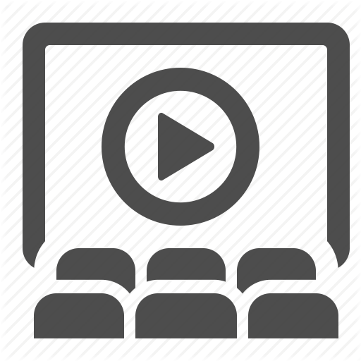 512x512 Chairs, Cinema, Clip, Entertainment, Film, Movie, Video Icon