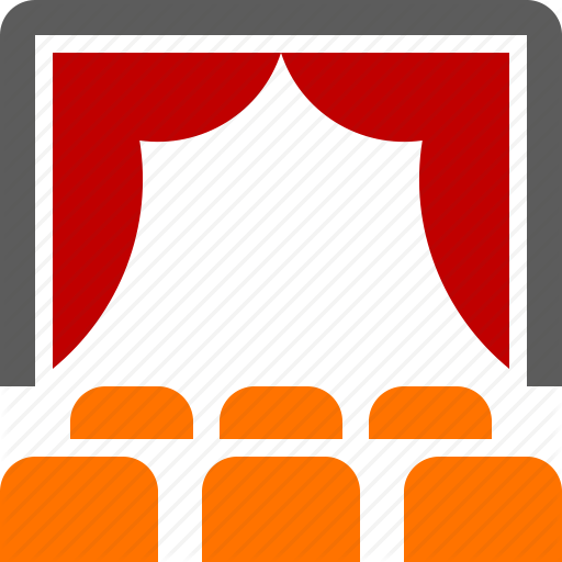 512x512 Cinema, Film, Movie, Presentation, Stage, Theatre Icon