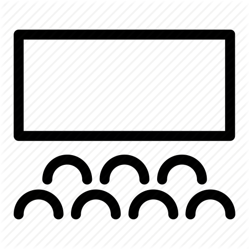 512x512 Cinema, Screen, Seat, Theatre Icon