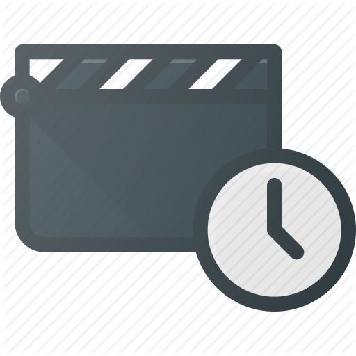 512x512 Clapper, Clip, Cut, Duration, Movie, Time, Timer Icon