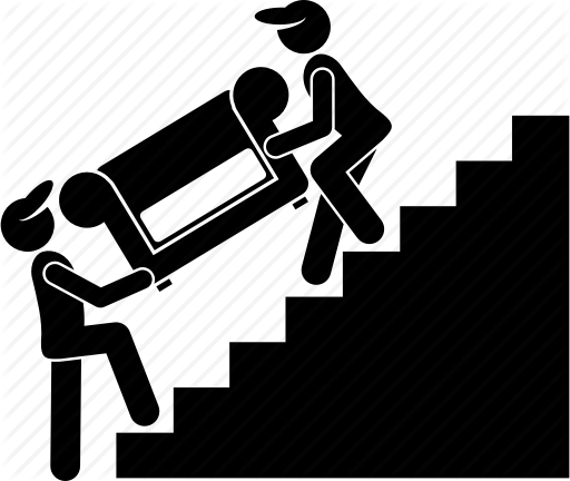 512x432 Carrying, Furniture, Moving, Staircase, Stairs, Stairways, Things Icon