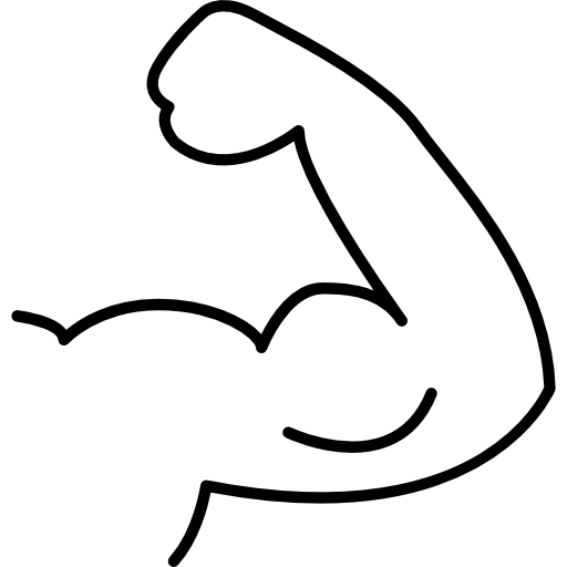 Muscle Flex Outline Icons Free Download 512x512 Muscle Flex Outline Icons Free Download