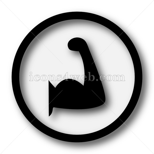 Muscle Simple Icon Muscle Simple Button 600x600 Muscle Simple Icon Muscle Simple Button