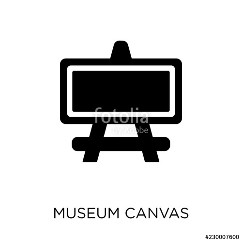 500x500 Museum Canvas Transparent Icon Museum Canvas Symbol Design