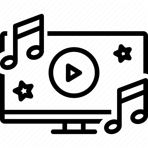 512x512 Listen, Music, Music Video, Song, Video Icon