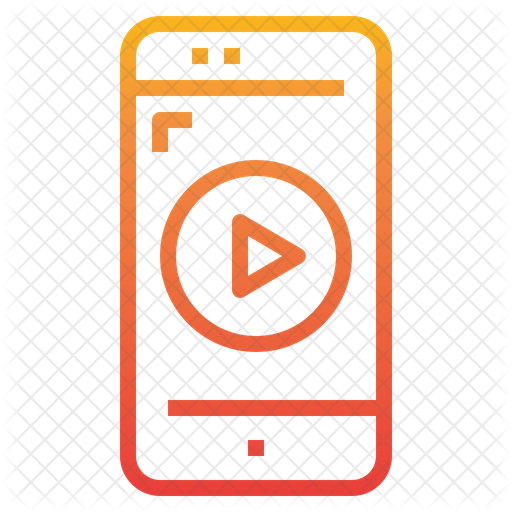 512x512 Music Video Icon Of Gradient Style