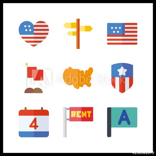 500x500 Nation Icon Vector Illustration Nation Set Usa And Maps