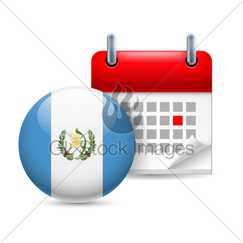 500x500 Icon Of National Day In Guatemala Gl Stock Images