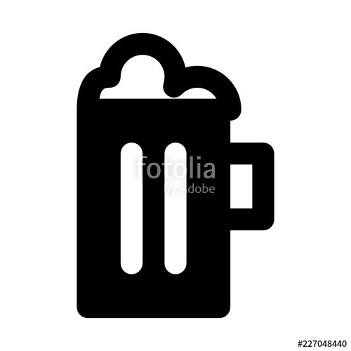 500x500 Beer Germany German Nation Holiday Vector Icon Stock Image
