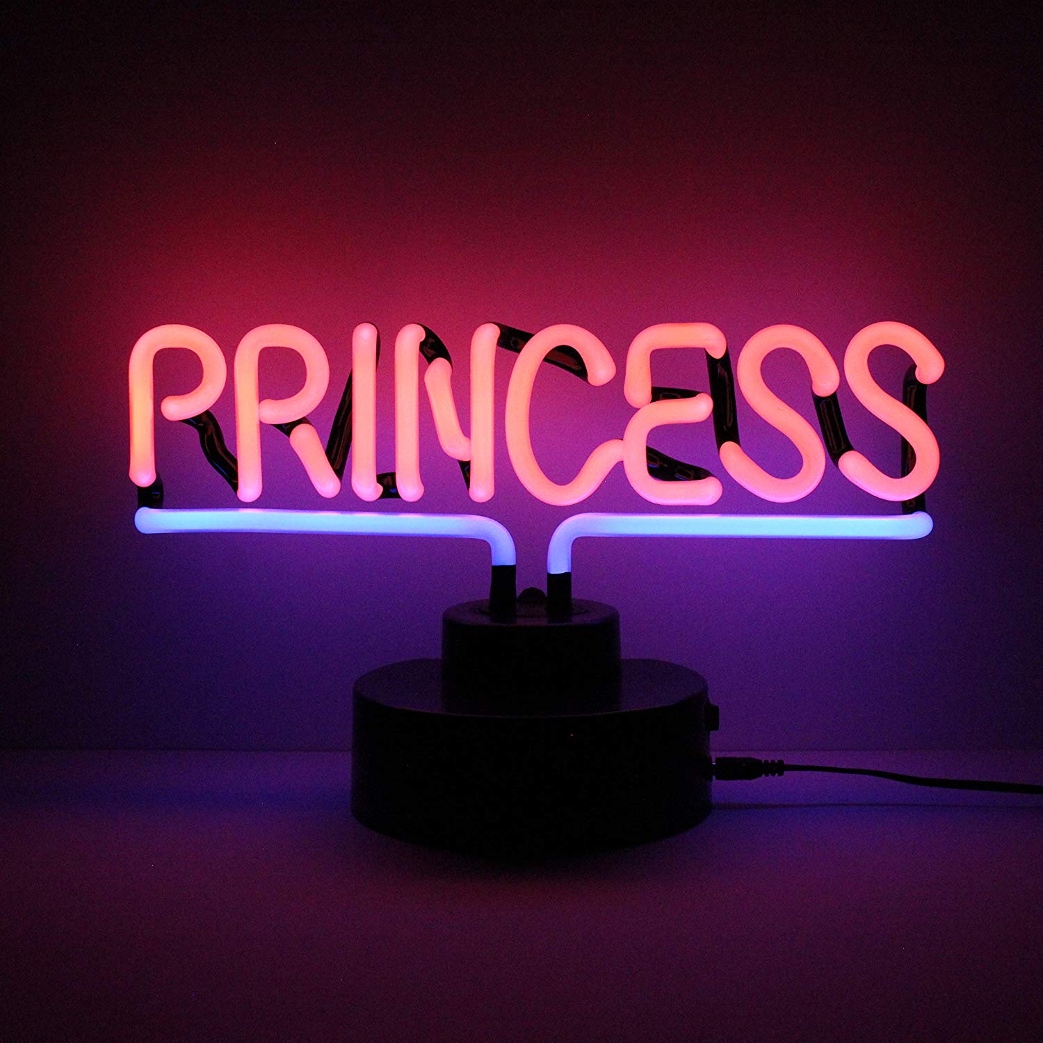 1500x1500 Icon Neon Princess Real Neon Sculpture, Pinklue
