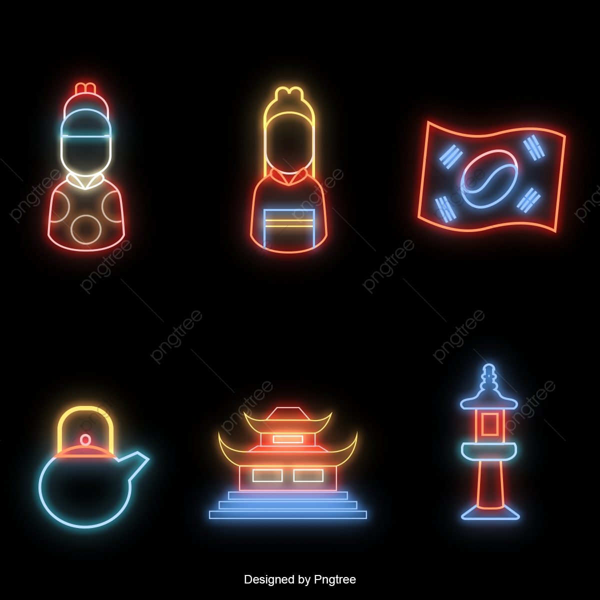 1200x1200 Classic Neon Icon Korea Elements, Creative Icon, Neon, Neon Effect
