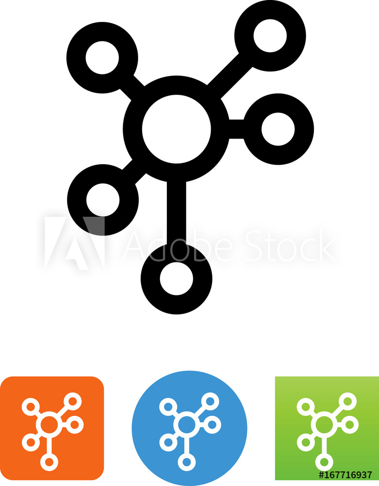 779x1000 Photo Art Print Vector Network Hub Icon