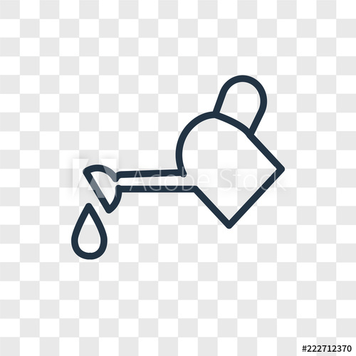 500x500 Watering Icons Isolated On Transparent Background Modern