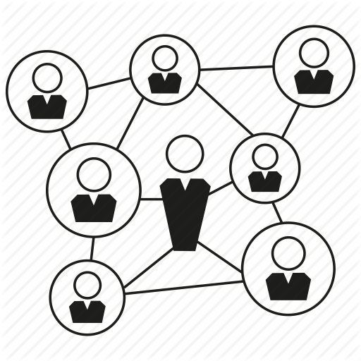 512x512 Connection, Link, Network, People, Social Media, Social Network Icon