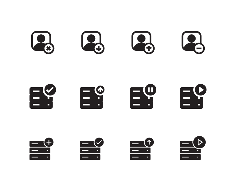 800x650 Network And Communication Icons
