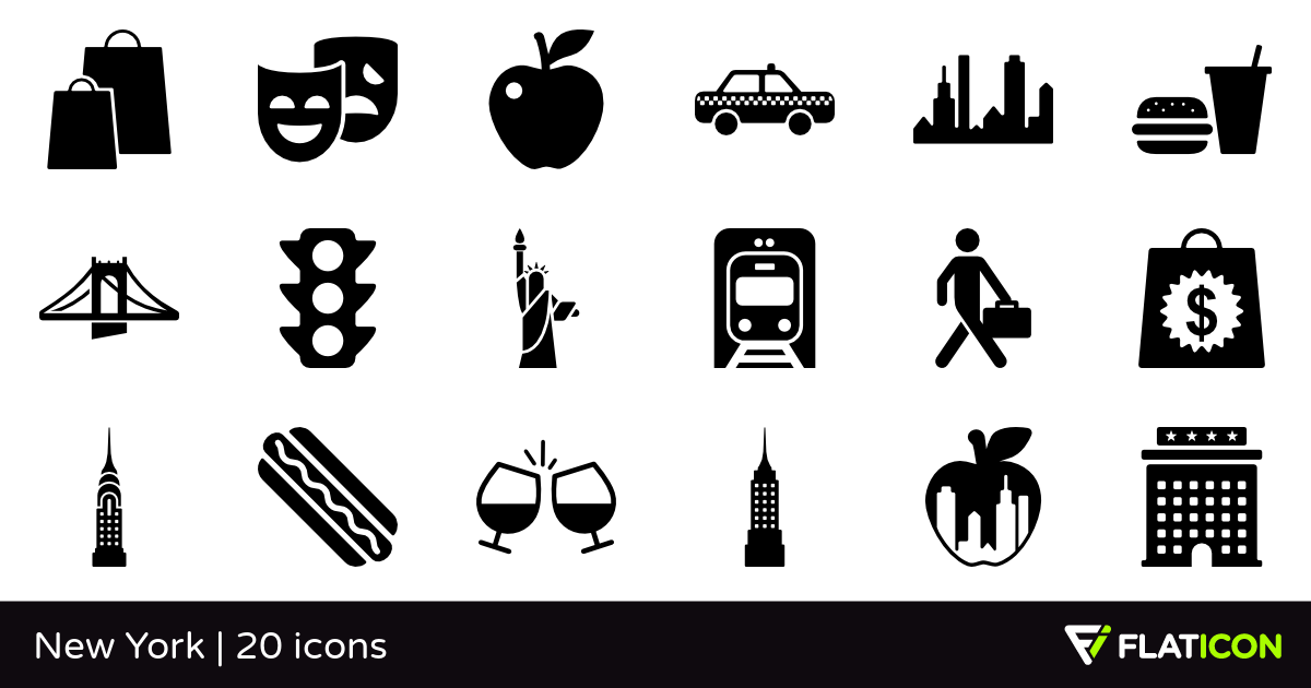 1200x630 New York Free Icons