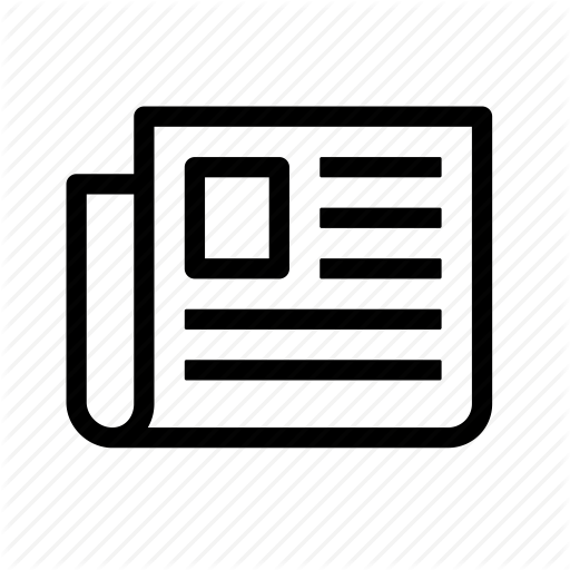 512x512 Article, Communication, Media, News, Newspaper Icon