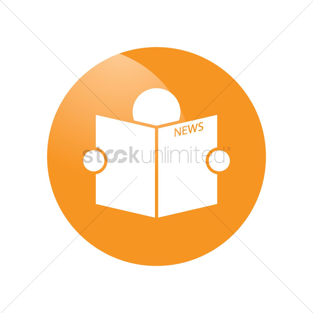 1300x1300 News Icon Vector Image