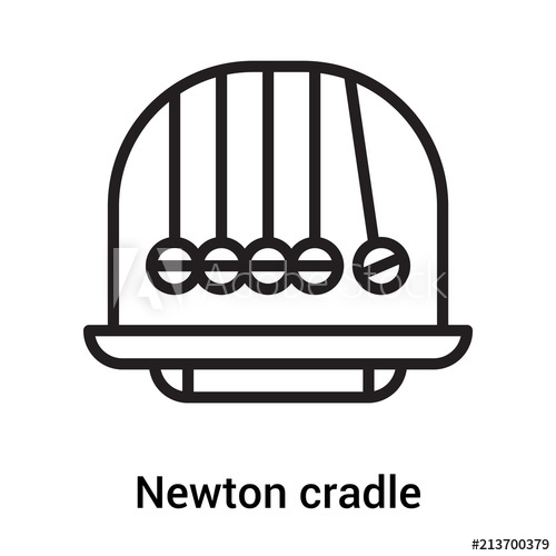 Newton Cradle Icon Vector Sign And Symbol Isolated On White 500x500 Newton Cradle Icon Vector Sign And Symbol Isolated On White