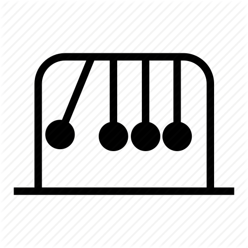 Newton Pendulum, Newton's Cradle, Physics, Psychology Icon 512x512 Newton Pendulum, Newton's Cradle, Physics, Psychology Icon