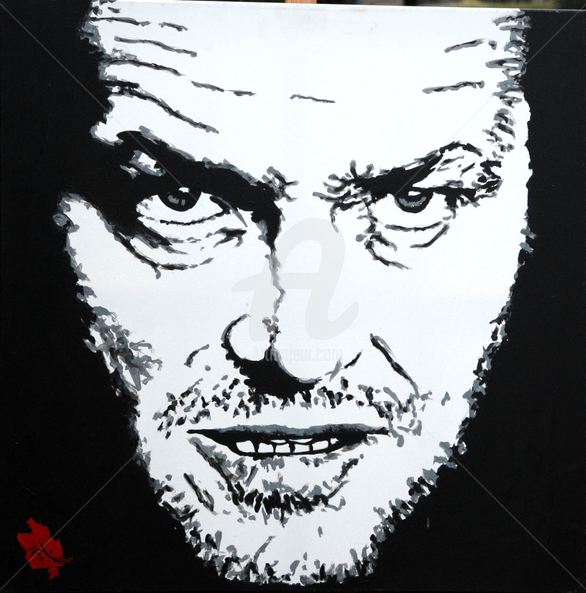 1186x1200 Jack Nicholson Painting