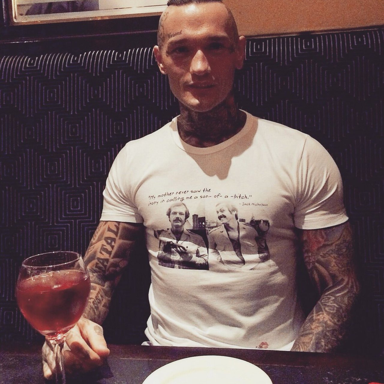 1280x1280 Jack Nicholson Quote Kiss T Shirt