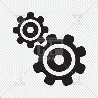 Gears Simple Icon On Transparent Background Vector Image Of Icons 400x400 Gears Simple Icon On Transparent Background Vector Image Of Icons