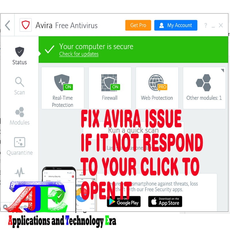 800x800 Fixed Avira Launcher Not Opening Or Working And Its Icon Not