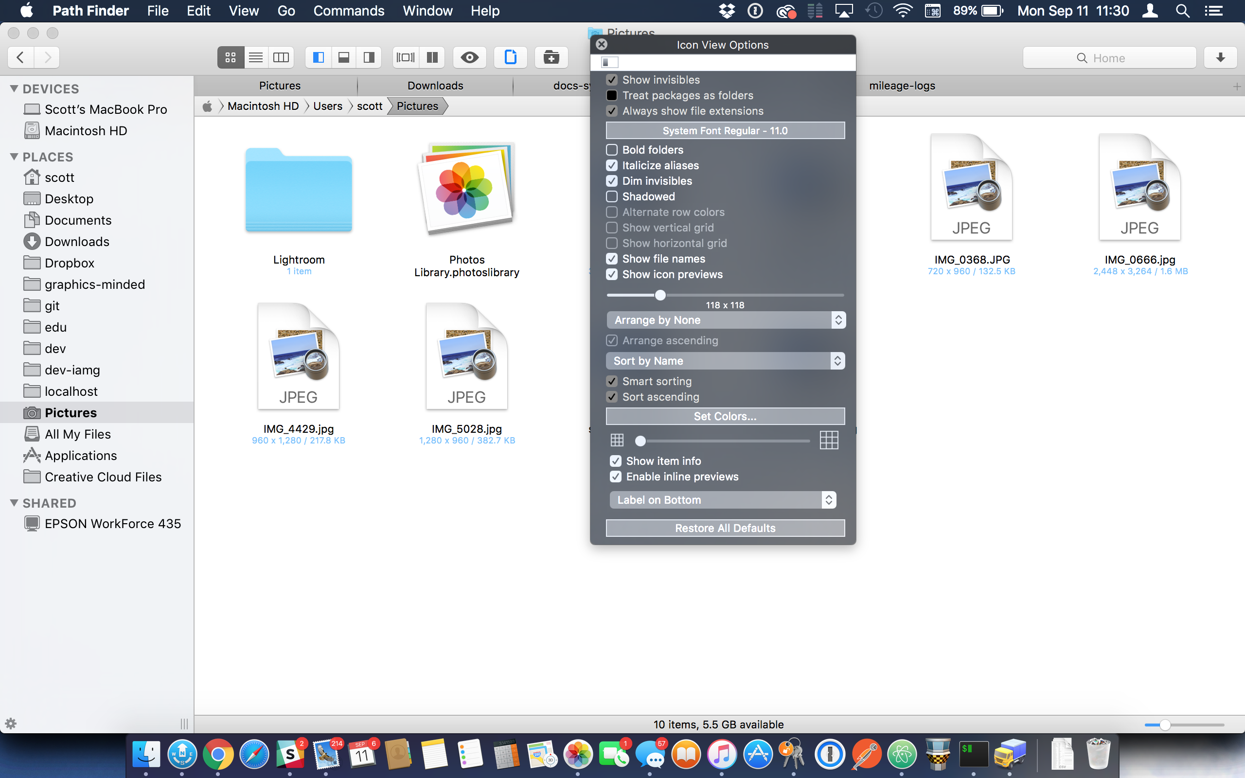 2560x1600 Show Icon Previews