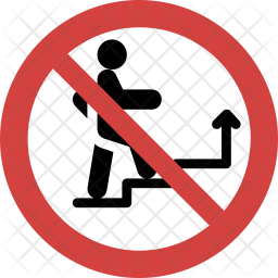 256x256 Upstairs Not Working Icon Of Flat Style