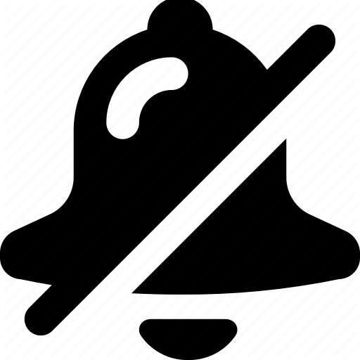 512x512 Alarm, Alarm Bell, Alert, Bell, Disable, Not Working Icon