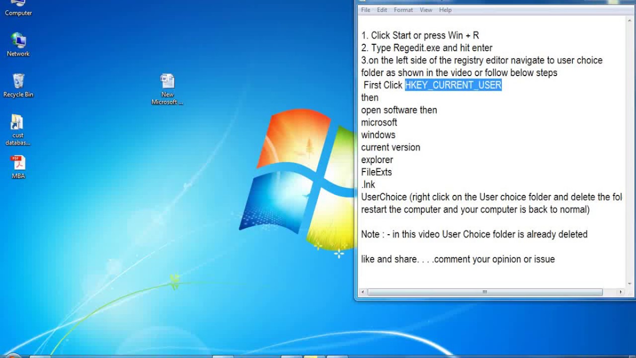 1280x720 Desktop Icons Not Working