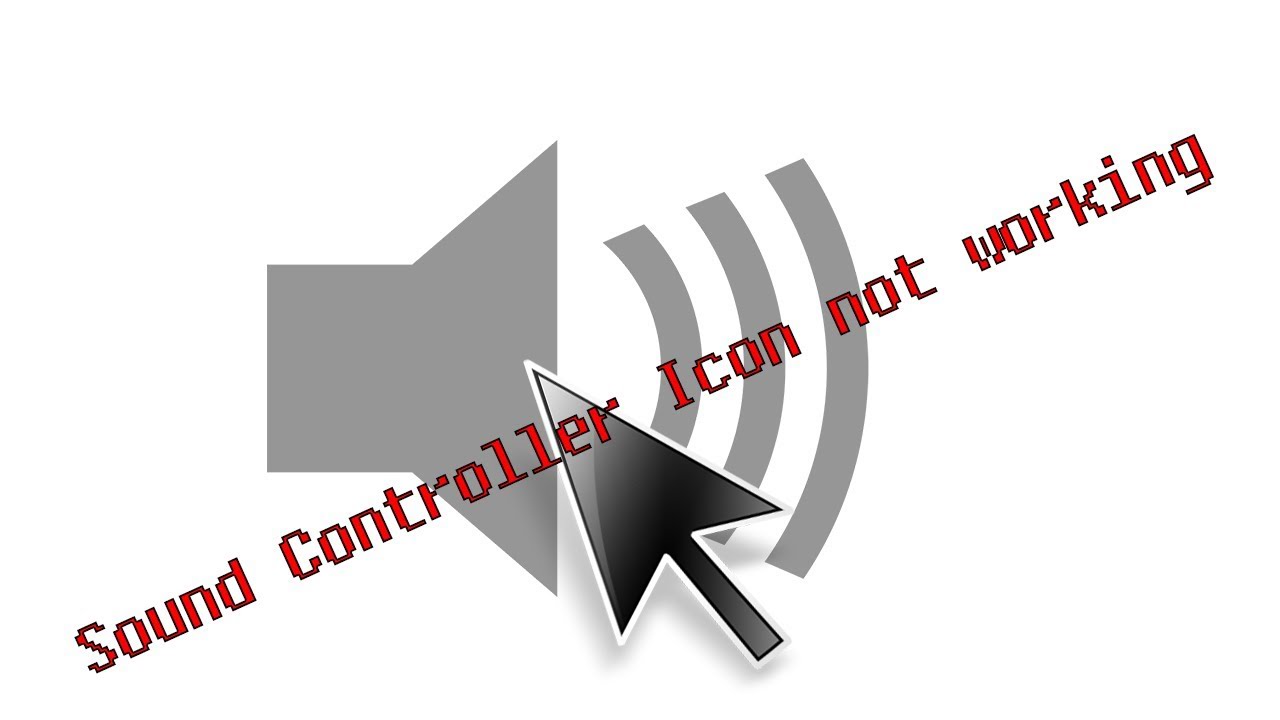 1280x720 Audio Icon Doesn't Working Sound Problem In Windows