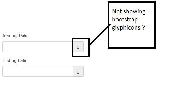 548x280 Bootstrap Calendar Glyphicons Not Showing Properly