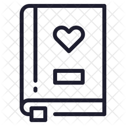 256x256 Love Novel Icon Of Line Style