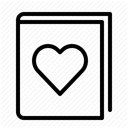 512x512 Book, Heart, Ios, Love, Novel, Romance, Romantic Icon