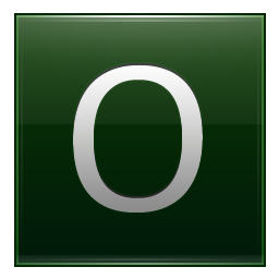 256x256 Letter O Dg Icon Multipurpose Alphabet Iconset Supratim Nayak