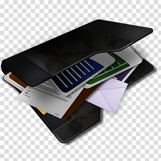 550x550 Black My Documents Icon