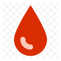 256x256 Drop Of Blood Icon Of Flat Style