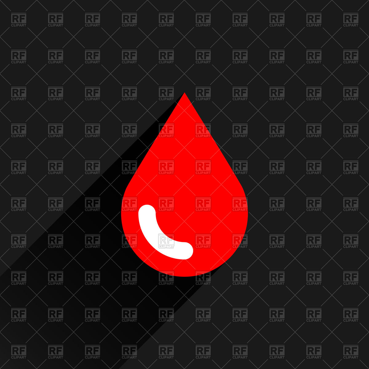 1200x1200 Simple Icon Of Red Drop