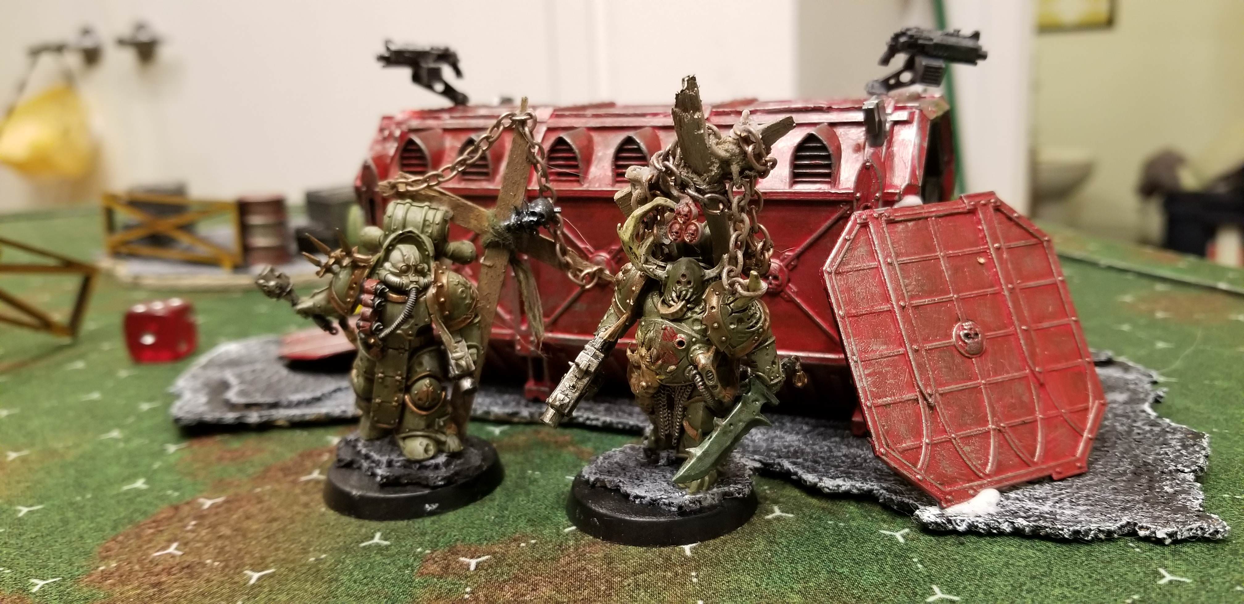 4032x1960 Scratch Built Icons Of Despair For My Place Marines