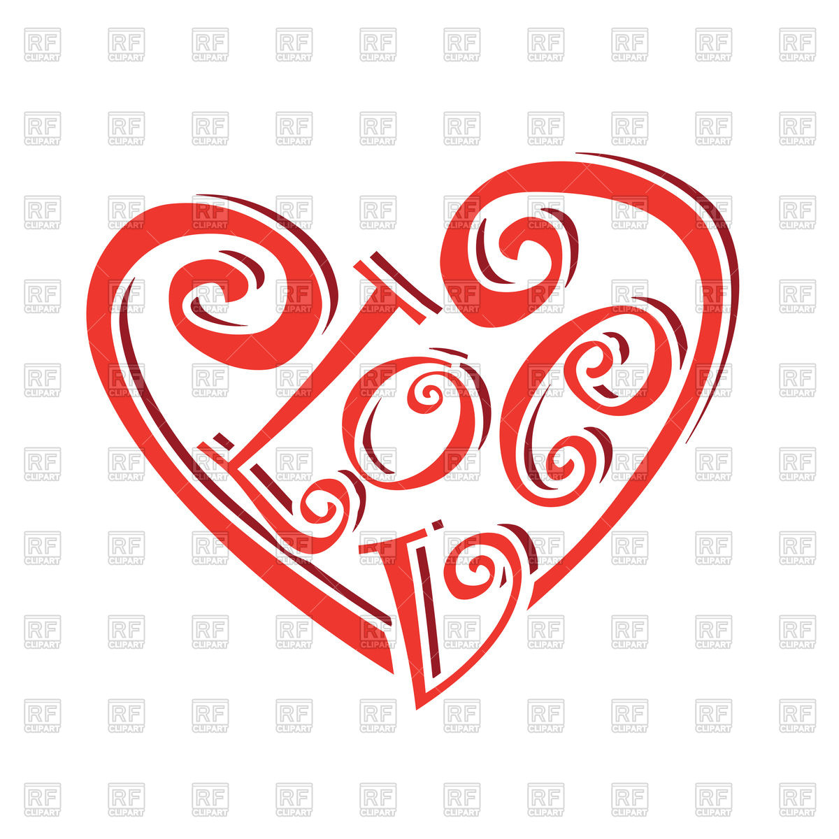 1200x1200 Icon Of Heart Symbol With Text
