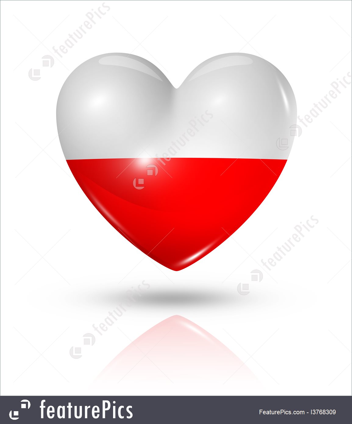 1155x1392 Illustration Of Love Poland, Heart Flag Icon