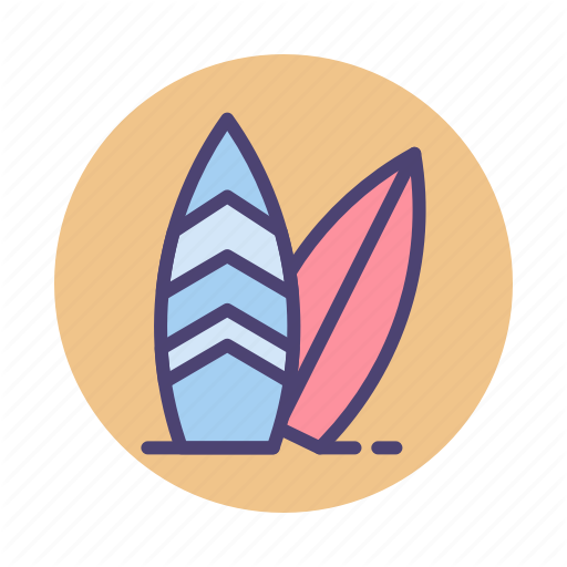 512x512 Surf, Surfboard, Surfing Icon