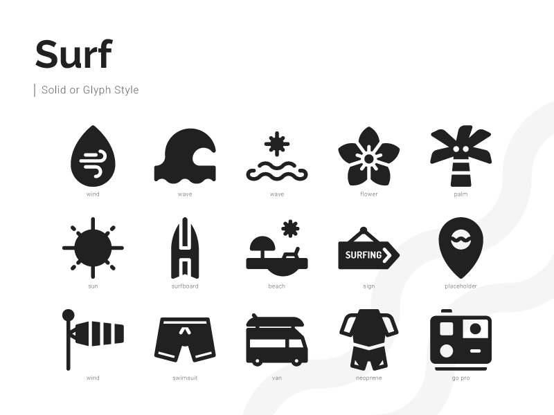 800x600 Surf Icons